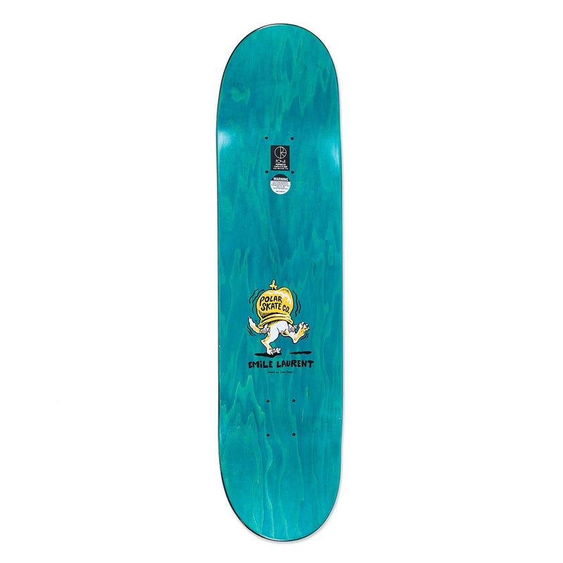 ポーラーPOLARスケボースケートボードデッキ板EMILELAURENTACCORDIONDOG7.87517411HI6001826SP春夏