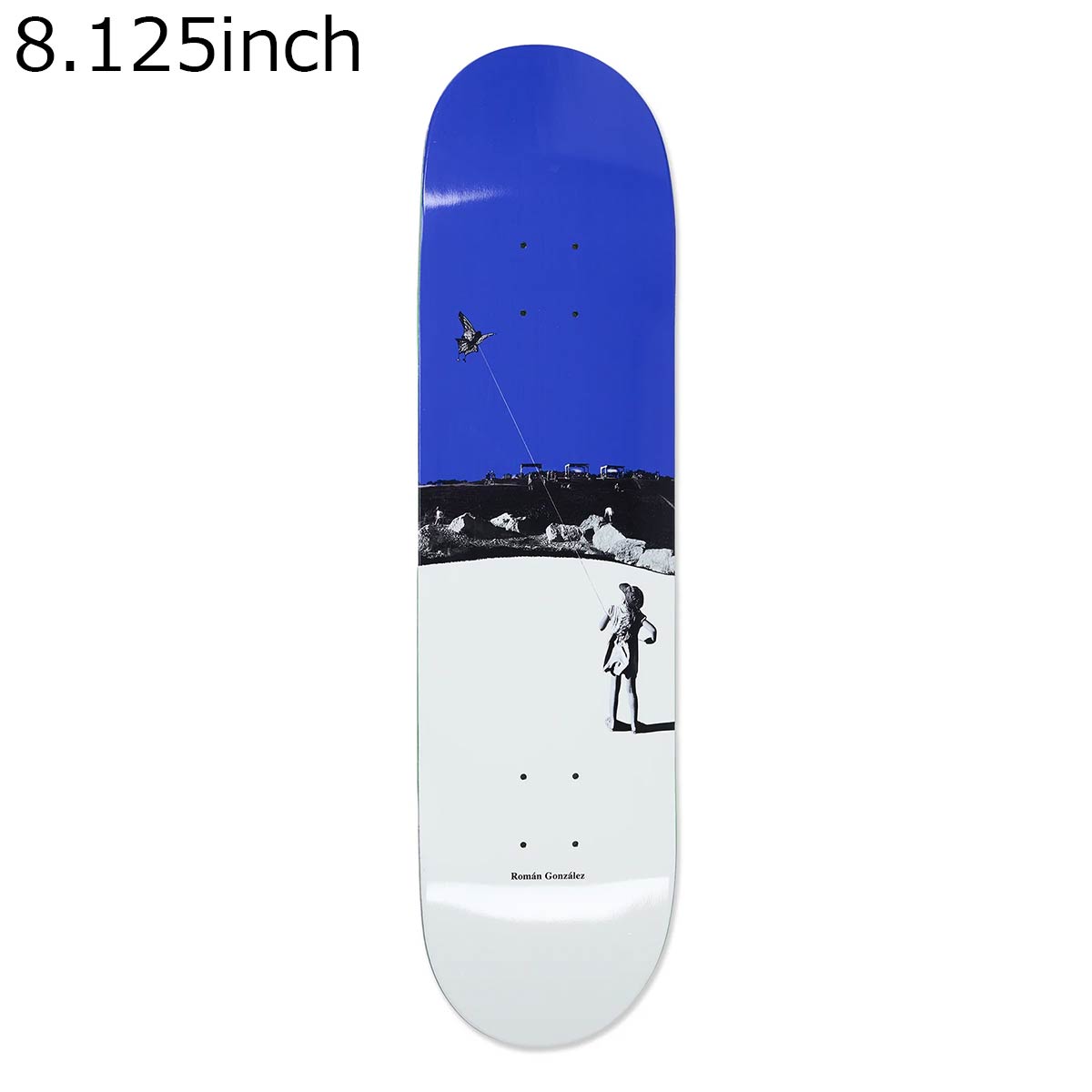 ポーラーPOLARスケボースケートボードデッキ板ROMANGONZALEZKITEBLUE8.12517411HI6002126SP春夏
