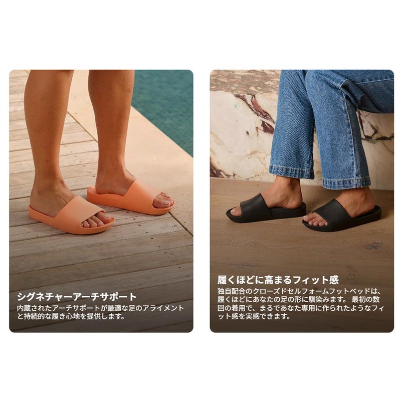 アーチーズArchiesスポーツサンダル靴アーチサポートスライドサンダルACHT002メンズレディースユニセックス26SU春夏
