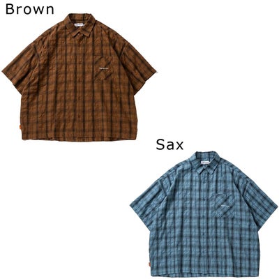 タイトブースTIGHTBOOTHスケボースケートボードウェア半袖シャツPLAIDS/SSHIRTSS26-S07メンズ男性26SP春夏