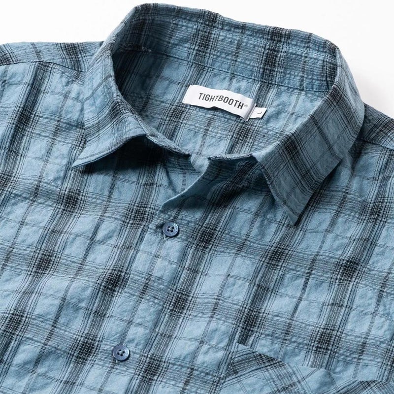 タイトブースTIGHTBOOTHスケボースケートボードウェア半袖シャツPLAIDS/SSHIRTSS26-S07メンズ男性26SP春夏
