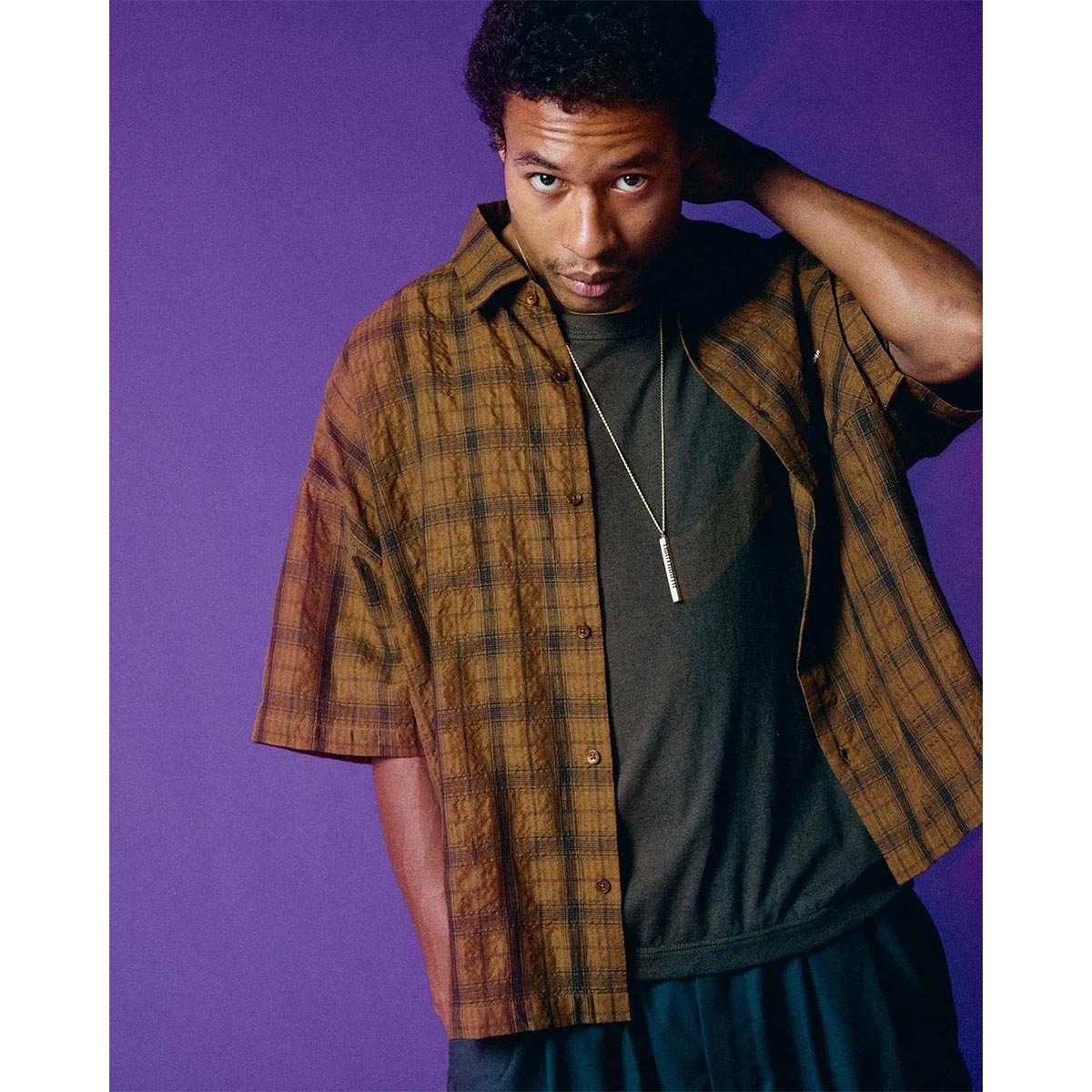 セール23%OFF】タイトブース TIGHTBOOTH メンズ 半袖シャツ PLAID S/S