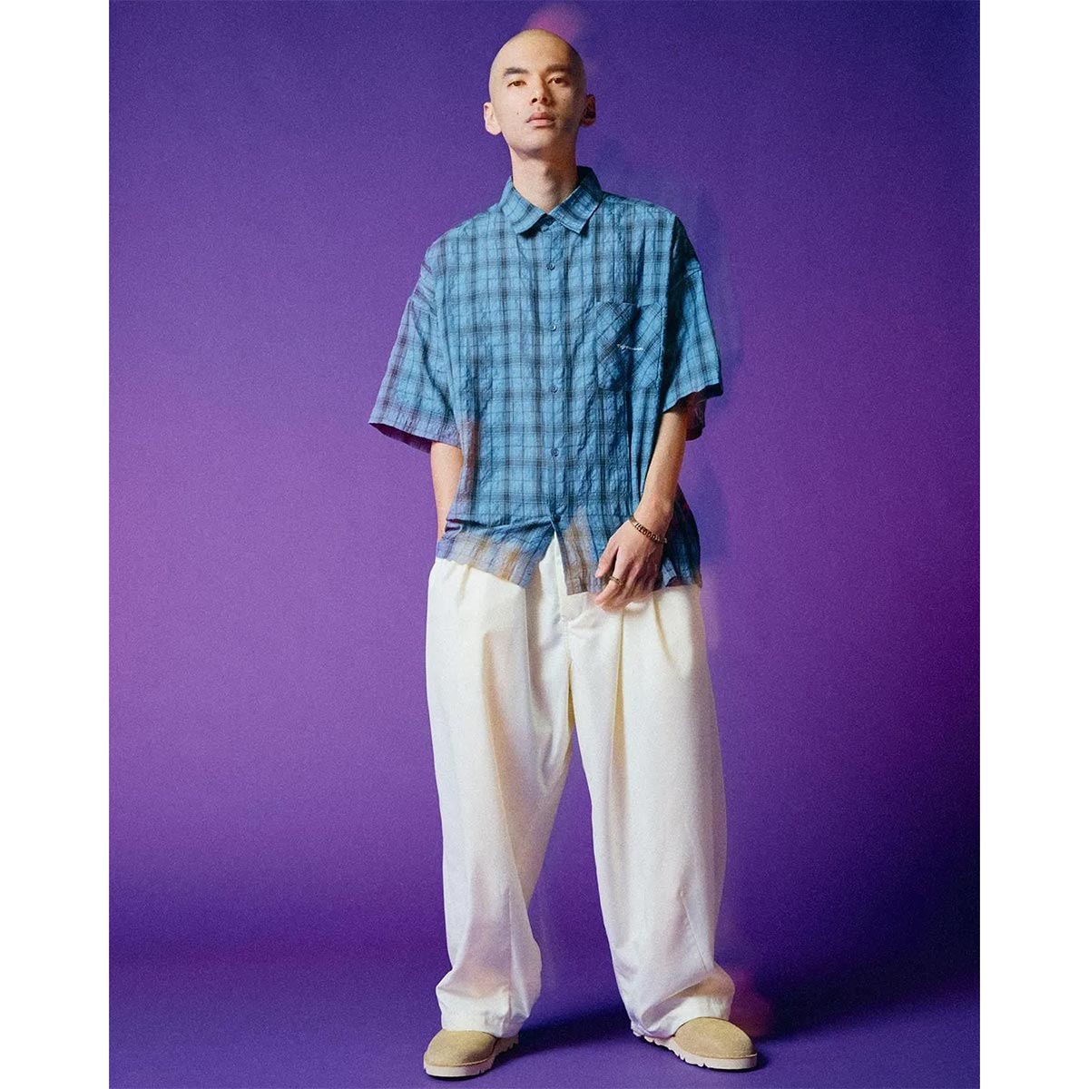 セール23%OFF】タイトブース TIGHTBOOTH メンズ 半袖シャツ PLAID S/S