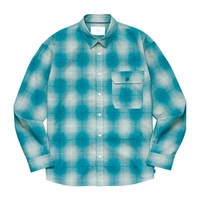 ウィムジーWHIMSYスケボースケートボードウェア長袖シャツSHADOWPLAIDSHIRT12231U130270メンズ男性26SP春夏