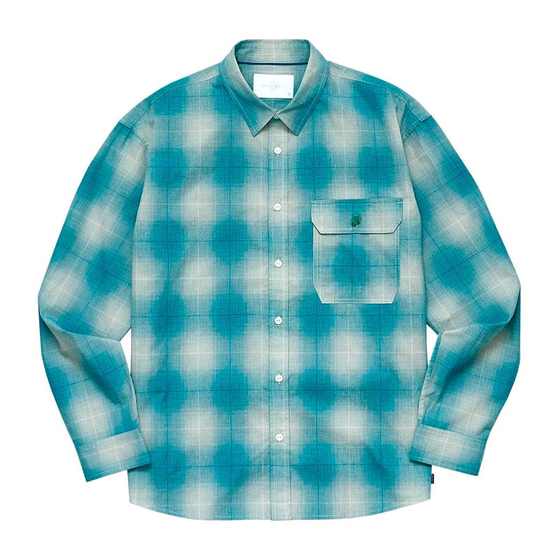 ウィムジーWHIMSYスケボースケートボードウェア長袖シャツSHADOWPLAIDSHIRT12231U130270メンズ男性26SP春夏