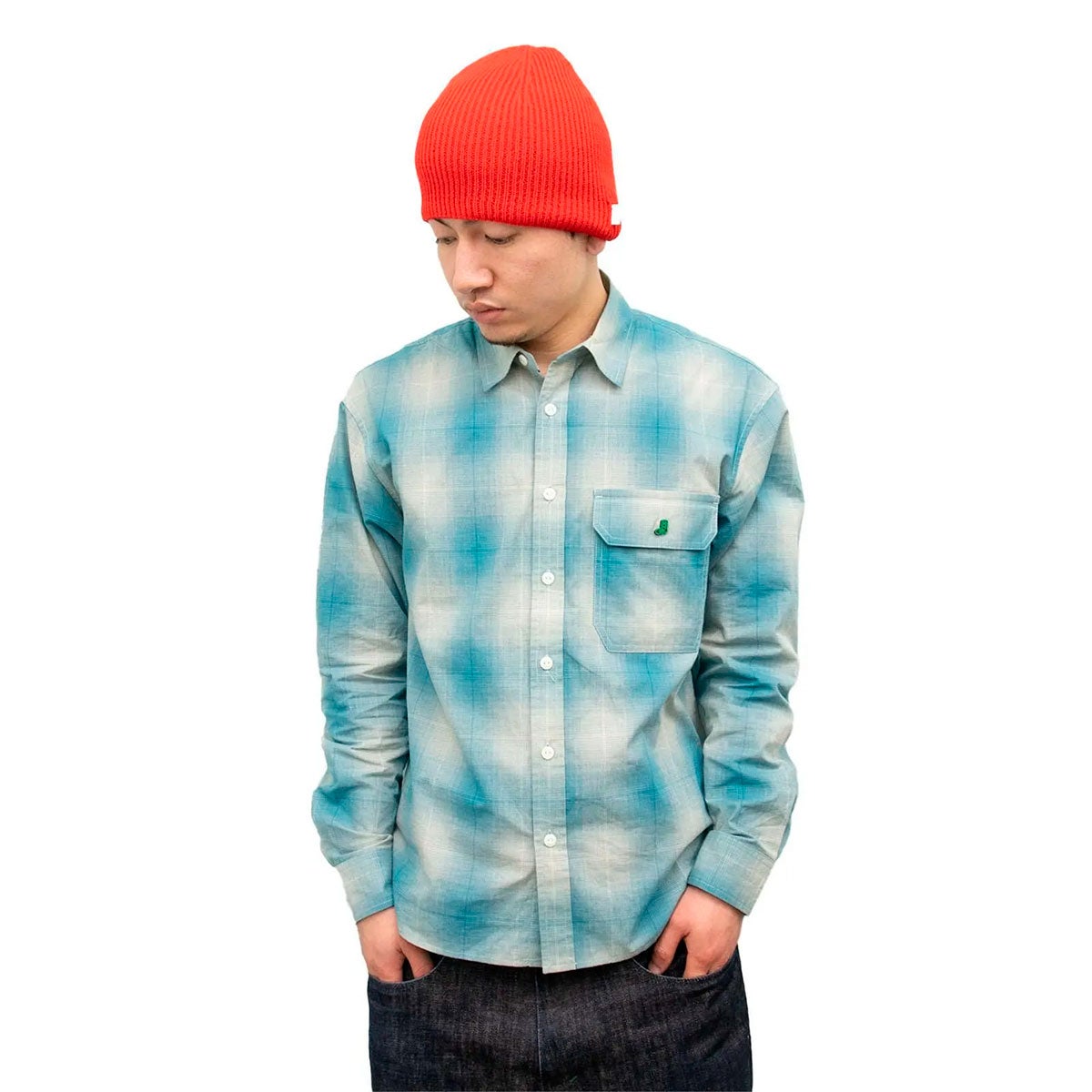 ウィムジーWHIMSYスケボースケートボードウェア長袖シャツSHADOWPLAIDSHIRT12231U130270メンズ男性26SP春夏