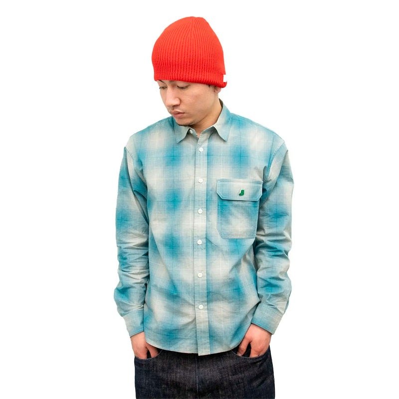 ウィムジーWHIMSYスケボースケートボードウェア長袖シャツSHADOWPLAIDSHIRT12231U130270メンズ男性26SP春夏