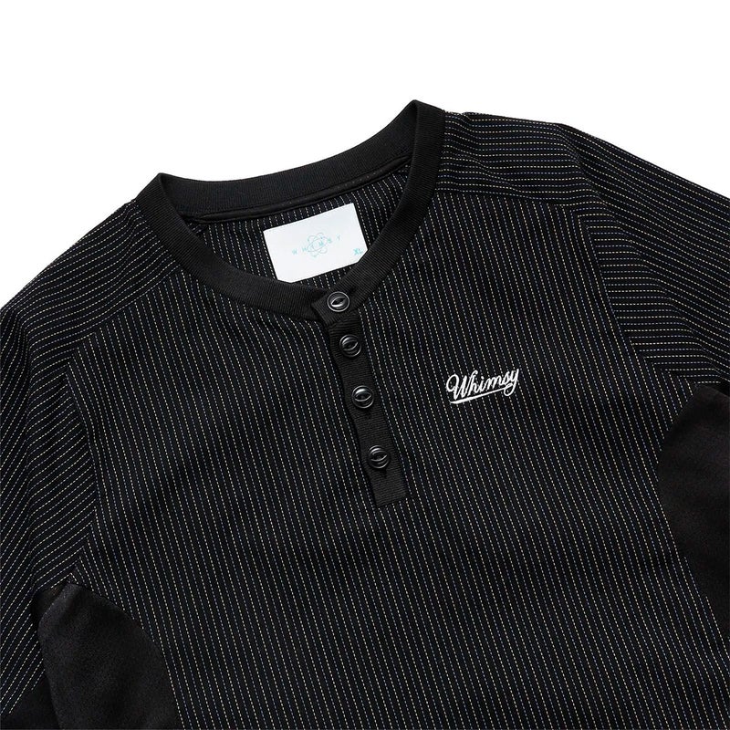 ウィムジーWHIMSYスケボースケートボードウェア半袖シャツBASEBALLHENLEYSHIRT12231U130273メンズ男性26SP春夏