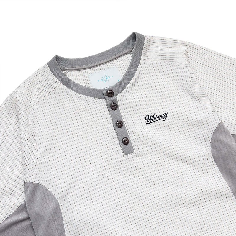ウィムジーWHIMSYスケボースケートボードウェア半袖シャツBASEBALLHENLEYSHIRT12231U130273メンズ男性26SP春夏