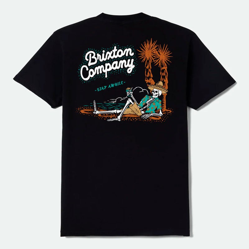 ブリクストンBRIXTONスケボースケートボードウェア半袖TシャツSTAYWHILES/SSTD17503メンズ男性26SP春夏