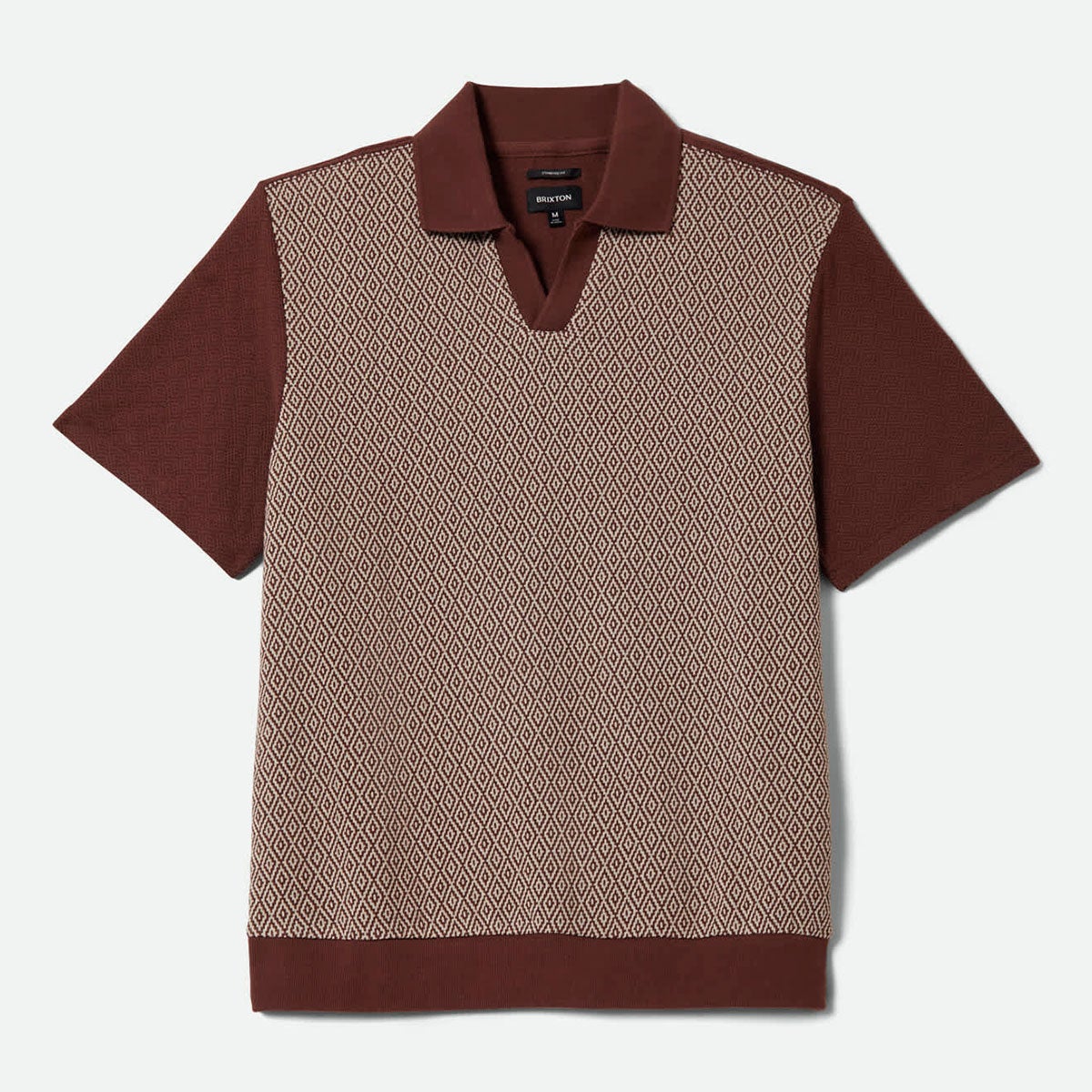 ブリクストンBRIXTONスケボースケートボードウェア半袖ポロシャツTHEOJACQUARDS/SPOLO22898メンズ男性26SP春夏