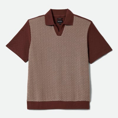 ブリクストンBRIXTONスケボースケートボードウェア半袖ポロシャツTHEOJACQUARDS/SPOLO22898メンズ男性26SP春夏
