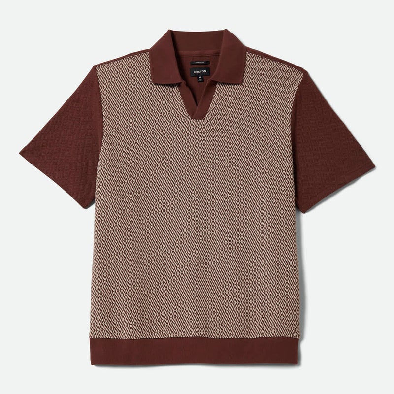 ブリクストンBRIXTONスケボースケートボードウェア半袖ポロシャツTHEOJACQUARDS/SPOLO22898メンズ男性26SP春夏