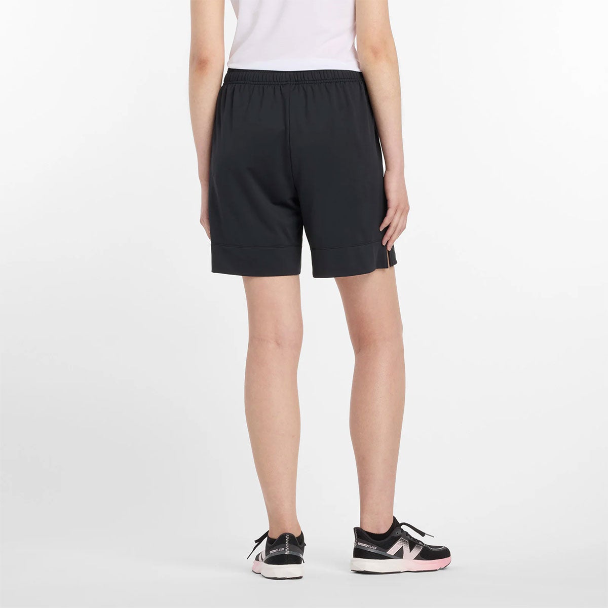 ニューバランスNewBalanceジムフィットネスヨガウェアボトムスショートハーフパンツ短パンSportジャージショーツパンツインナー無しAWS53401-BKレディース女性26SP春夏