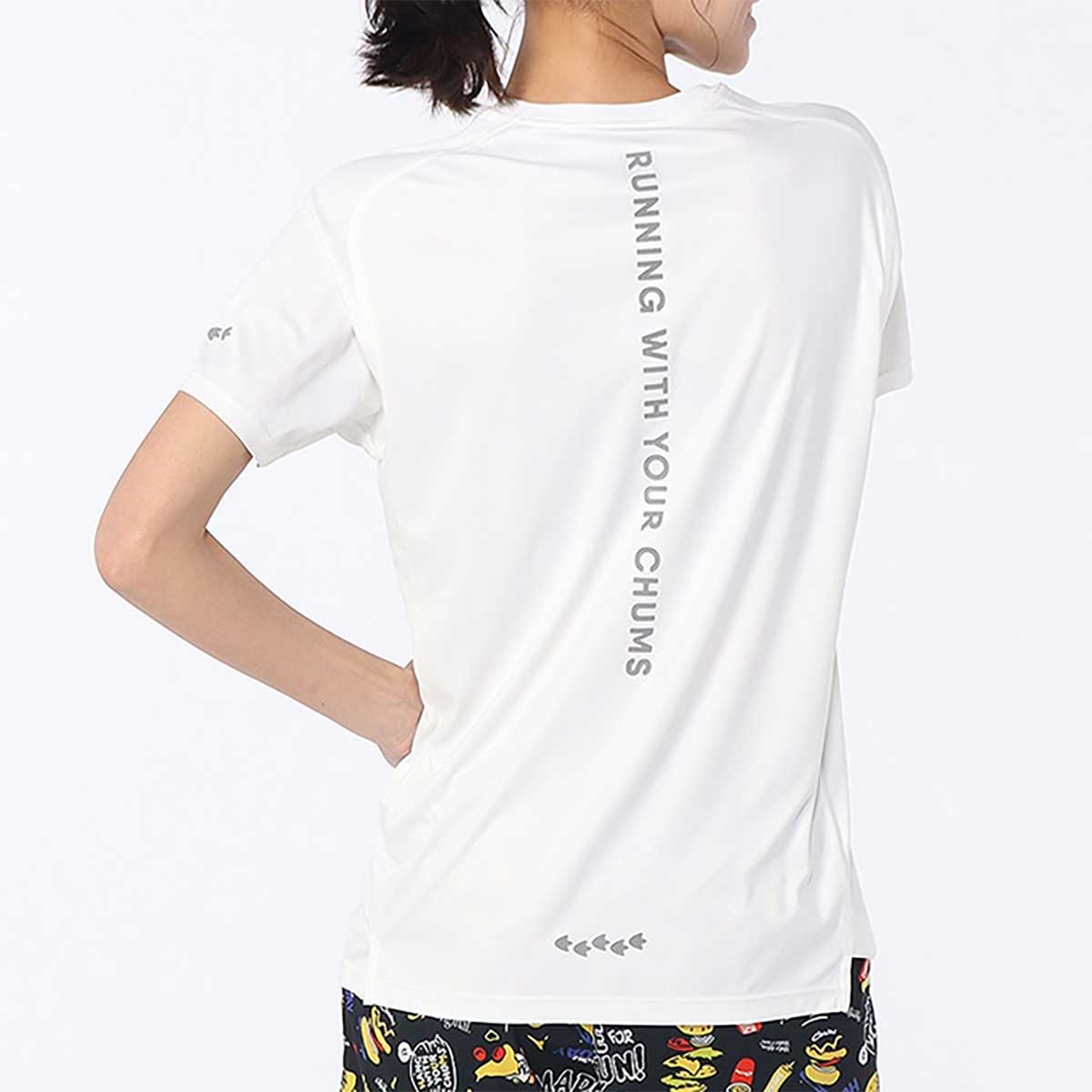 チャムスCHUMSランニングウェア半袖TシャツマラソンTシャツCH11-2769レディース女性26SP春夏
