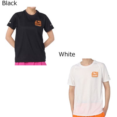 チャムスCHUMSランニングウェア半袖Tシャツチャムス×みゃこランニングアンストッパブルTシャツCH11-2796レディース女性26SP春夏