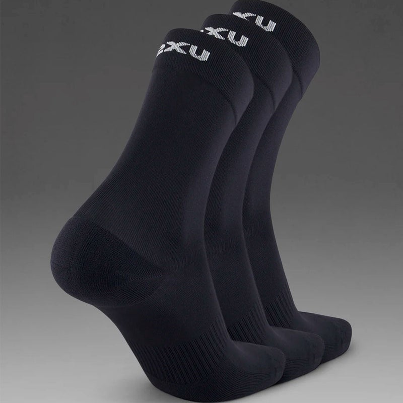 ツータイムズユー2XUランニングソックス靴下CrewSocks3Packクルーソックス3足組UQ7238Eメンズレディースユニセックス26SP春夏