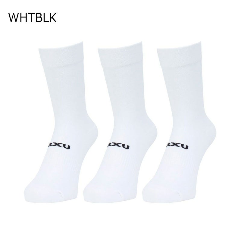 ツータイムズユー2XUランニングソックス靴下CrewSocks3Packクルーソックス3足組UQ7238Eメンズレディースユニセックス26SP春夏