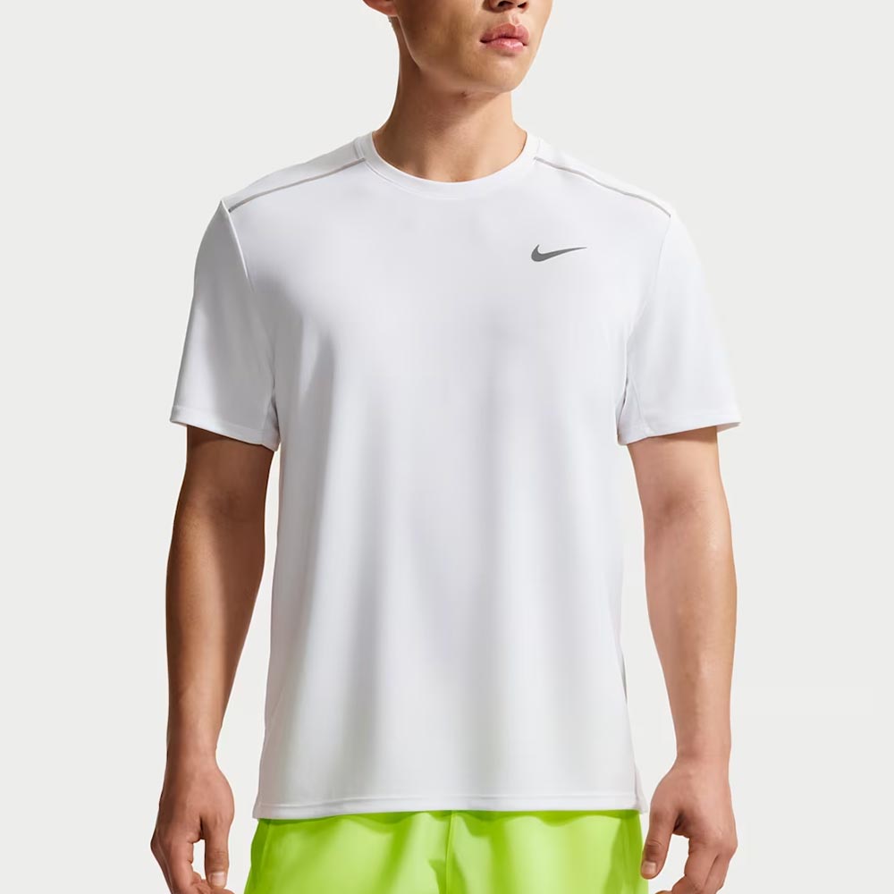 ナイキNIKEランニングウェア半袖TシャツマイラーDri-FITUVプロテクションショートスリーブランニングトップIF2083-100メンズ男性26FA秋冬