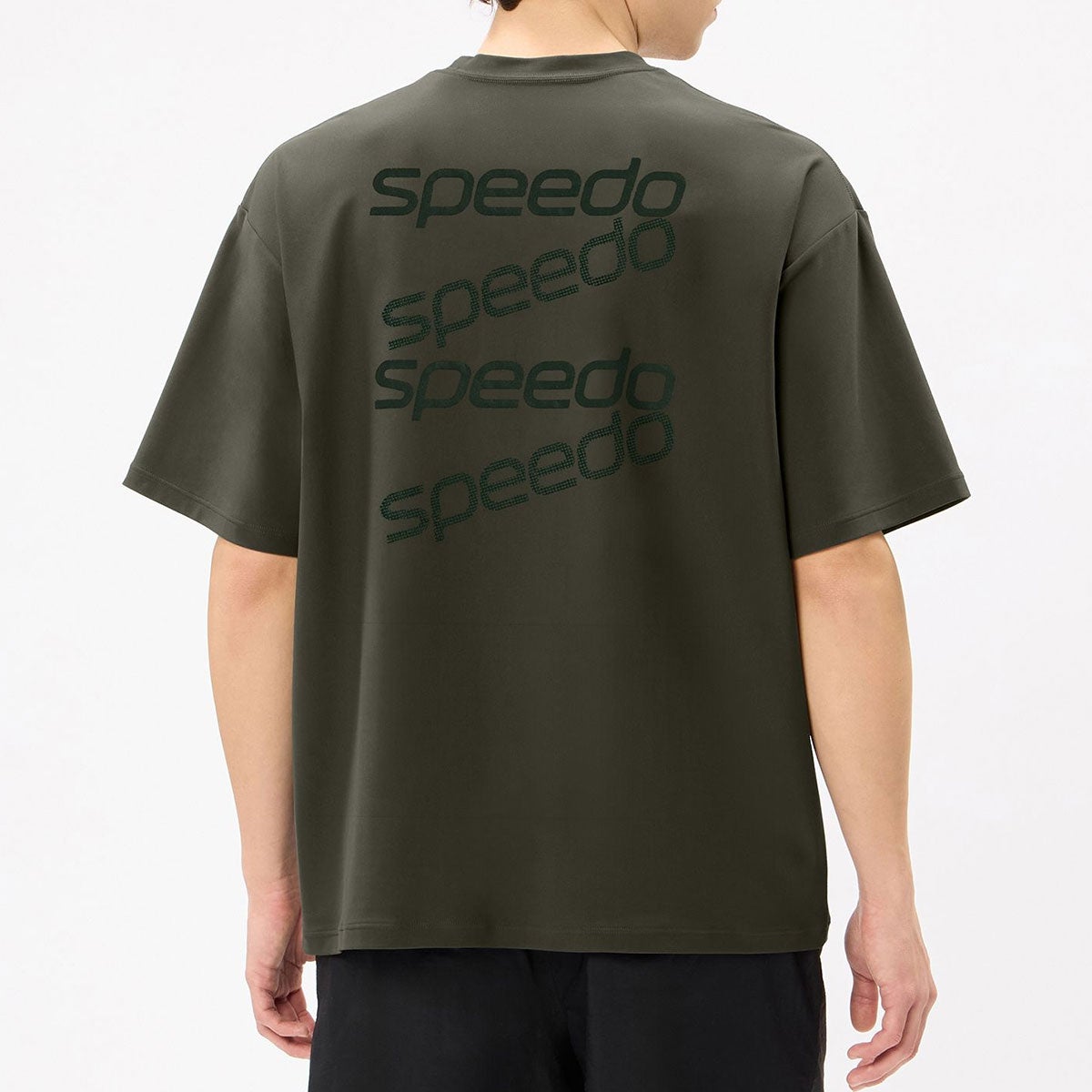 スピードSPEEDOスイムフィットネス競泳水着ジグザグラッシュガードティーZIGZAGR/GTSF72680-DKメンズ男性26S2