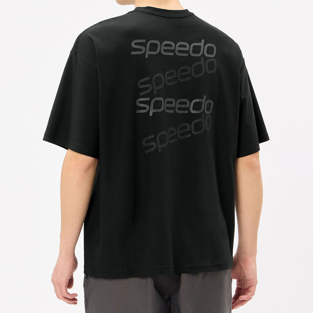スピードSPEEDOスイムフィットネス競泳水着ジグザグラッシュガードティーZIGZAGR/GTSF72680-Kメンズ男性26S2