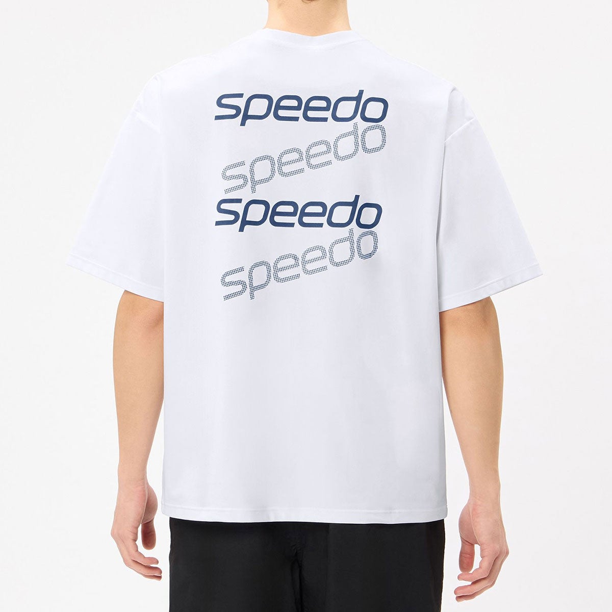 スピードSPEEDOスイムフィットネス競泳水着ジグザグラッシュガードティーZIGZAGR/GTSF72680-Wメンズ男性26S2