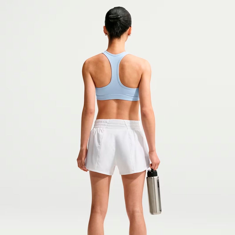 ナイキNIKEジムフィットネスヨガウェアスポーツブラスポブラブラトップウィメンズスウッシュミディアムサポートパッディドスポーツブラDX6822-407レディース女性26FA秋冬