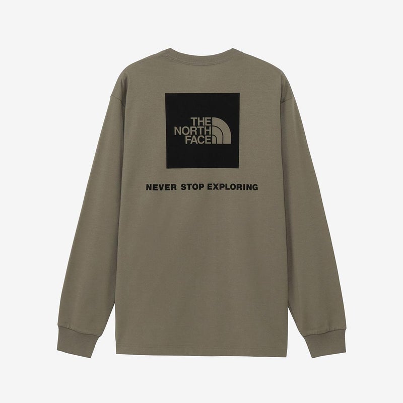 ザ・ノース・フェイスTHENORTHFACEアウトドアカジュアルロングスリーブバックスクエアロゴティーウェア長袖TシャツロンTNT32442-MRメンズレディースユニセックス26FW秋冬