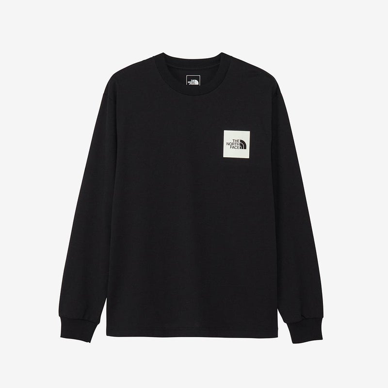 ザ・ノース・フェイスTHENORTHFACEアウトドアカジュアルロングスリーブスクエアロゴティーウェア長袖TシャツロンTNT82534-Kメンズレディースユニセックス26FW秋冬