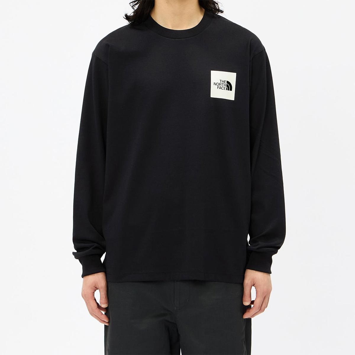 ザ・ノース・フェイスTHENORTHFACEアウトドアカジュアルロングスリーブスクエアロゴティーウェア長袖TシャツロンTNT82534-Kメンズレディースユニセックス26FW秋冬