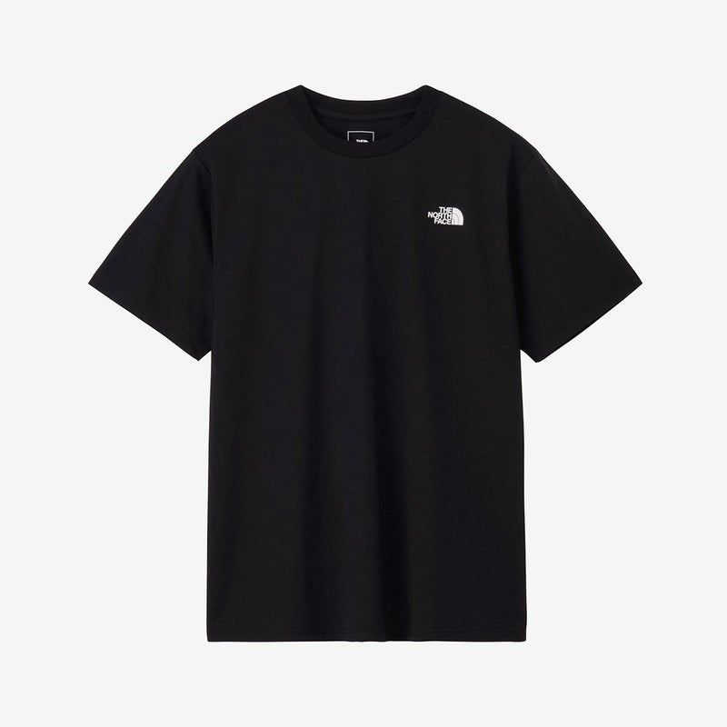 ザ・ノース・フェイスTHENORTHFACEアウトドアカジュアルショートスリーブESスクエアロゴティーウェア半袖TシャツNT82670-Kメンズ男性26FW秋冬