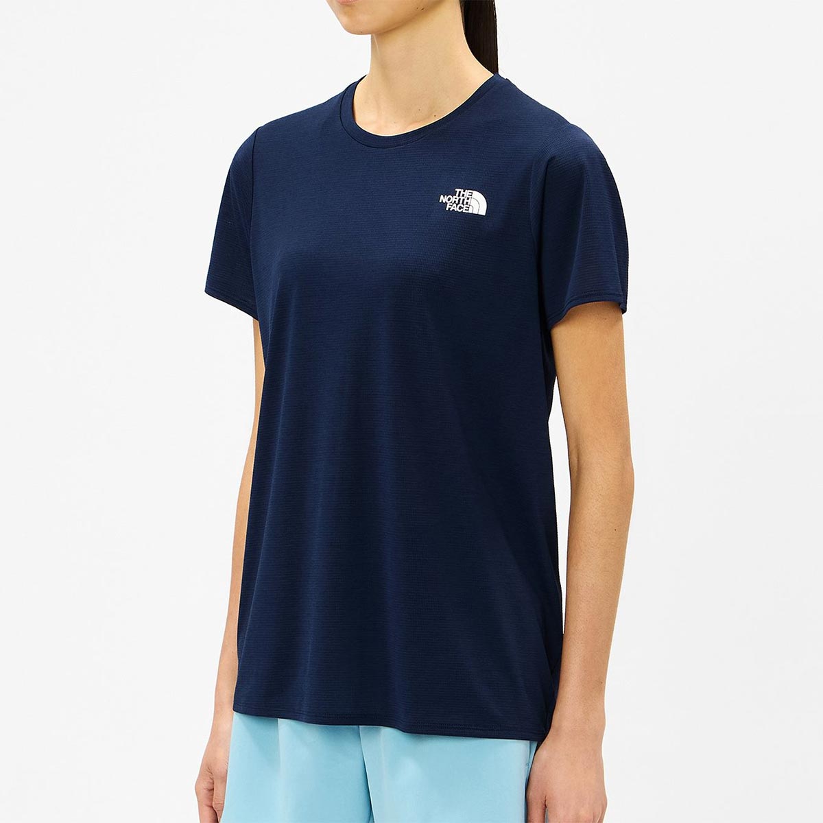 ザ・ノース・フェイスTHENORTHFACEランニングウェア半袖TシャツショートスリーブGTDメランジクルーNTW12595-UNレディース女性26FW秋冬