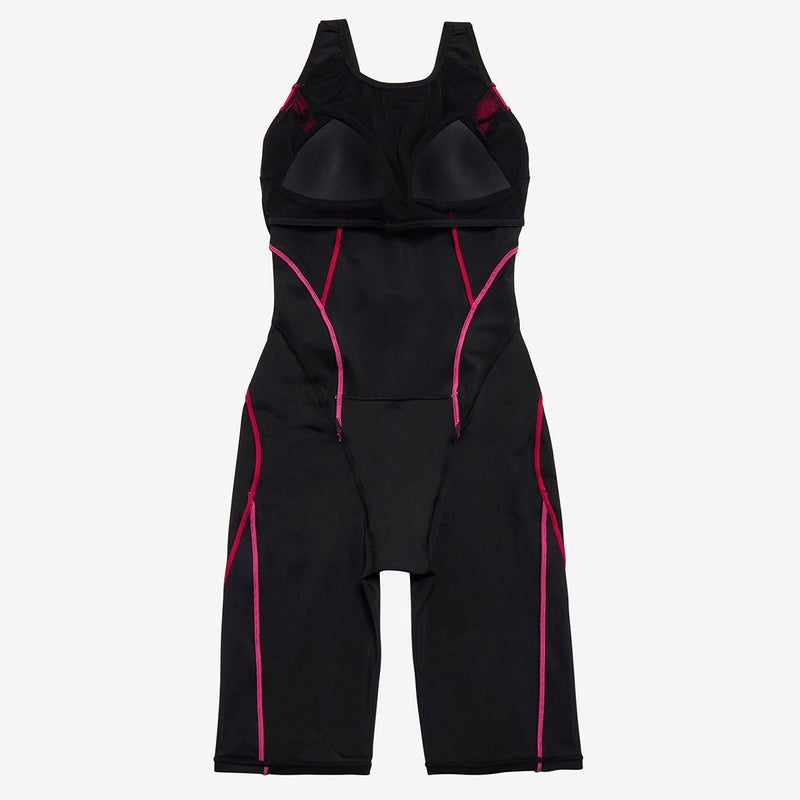 スピードSPEEDOスイムフィットネス競泳水着フィールアップルースンニースキンFEELUPLOOSENKNEESKINSFW12560-KVレディース女性26S2