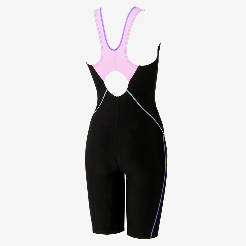 スピードSPEEDOスイムフィットネス競泳水着クラッシュドットルースンニースキンCRASHDOTLOOSENKNEESKINSFW12563-KLレディース女性26S2