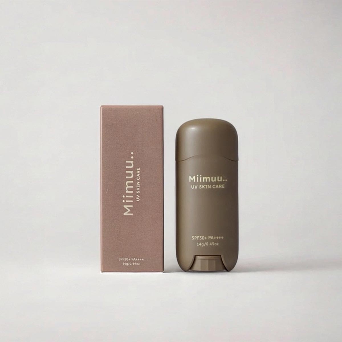 ミムーMiimuu..新感覚UVスティック日焼け止めSPF50＋PA＋＋＋＋ウォータープルーフUVカット紫外線カットUV対策紫外線対策日焼け対策スティックタイプ男性女性ギフトプレゼントMIMUU-UV01