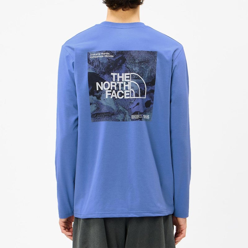 ザ・ノース・フェイスTHENORTHFACEアウトドアカジュアルウェア長袖TシャツロンTロングスリーブESスクエアロゴティーNT82671-IWメンズ男性26FW秋冬