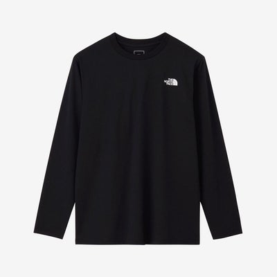 ザ・ノース・フェイスTHENORTHFACEアウトドアカジュアルウェア長袖TシャツロンTロングスリーブESスクエアロゴティーNT82671-Kメンズ男性26FW秋冬