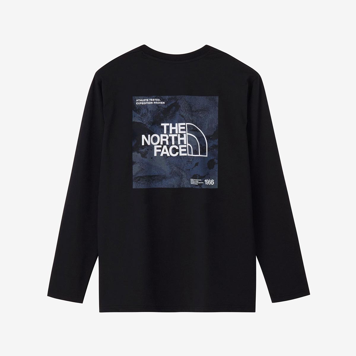 ザ・ノース・フェイスTHENORTHFACEアウトドアカジュアルウェア長袖TシャツロンTロングスリーブESスクエアロゴティーNT82671-Kメンズ男性26FW秋冬