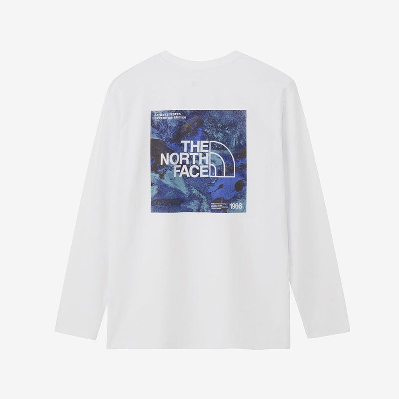 ザ・ノース・フェイスTHENORTHFACEアウトドアカジュアルウェア長袖TシャツロンTロングスリーブESスクエアロゴティーNT82671-Wメンズ男性26FW秋冬