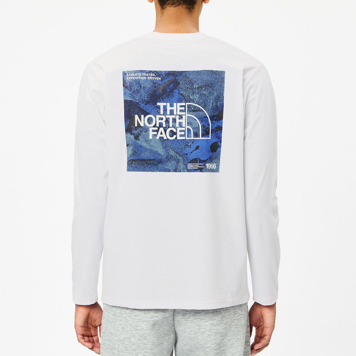 ザ・ノース・フェイスTHENORTHFACEアウトドアカジュアルウェア長袖TシャツロンTロングスリーブESスクエアロゴティーNT82671-Wメンズ男性26FW秋冬