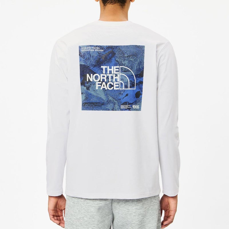 ザ・ノース・フェイスTHENORTHFACEアウトドアカジュアルウェア長袖TシャツロンTロングスリーブESスクエアロゴティーNT82671-Wメンズ男性26FW秋冬
