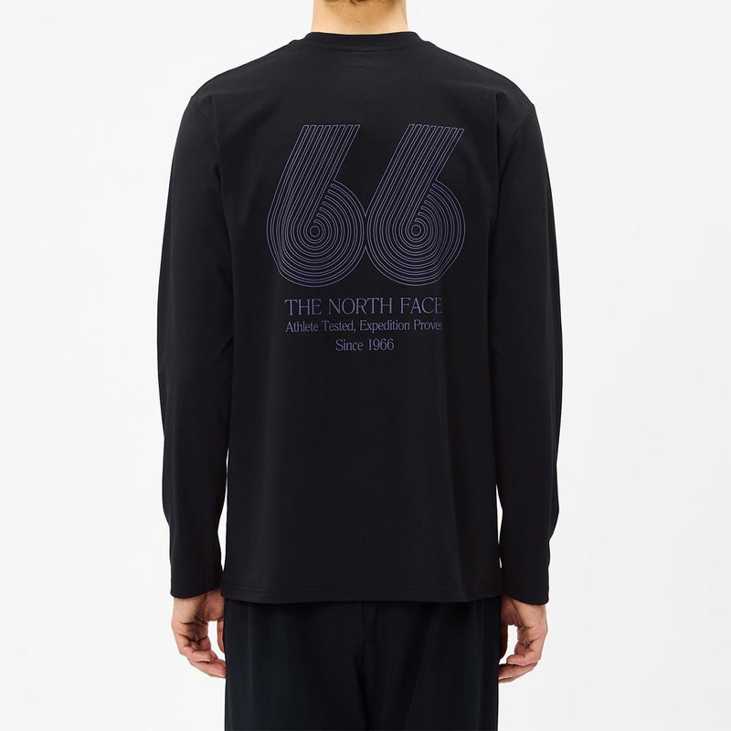 ザ・ノース・フェイスTHENORTHFACEアウトドアカジュアルウェア長袖TシャツロンTロングスリーブES66グラフィックティーNT82673-Kメンズ男性26FW秋冬