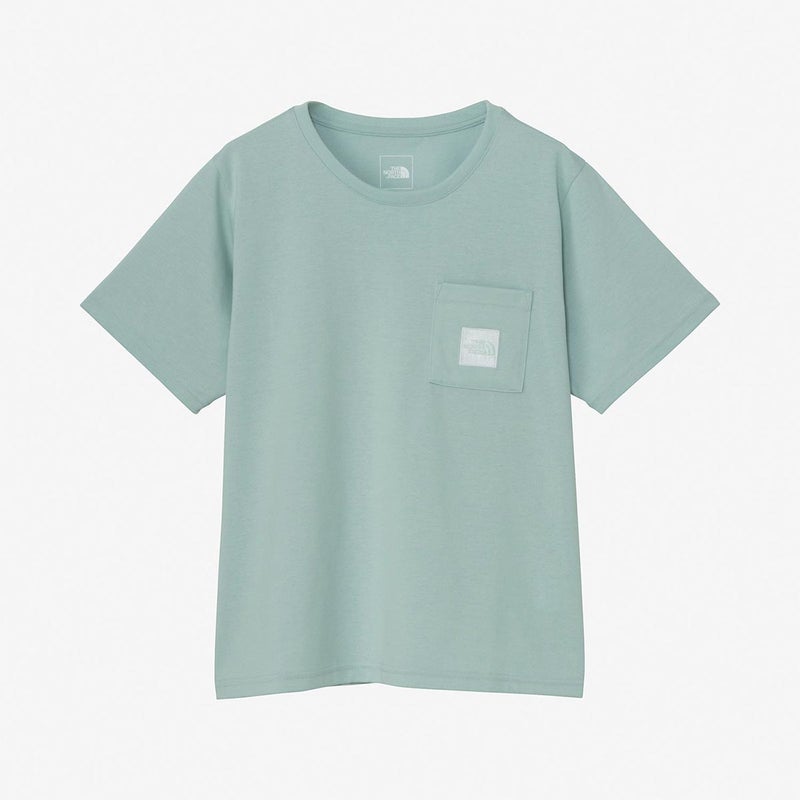 ザ・ノース・フェイスTHENORTHFACEアウトドアカジュアルウェア半袖TシャツショートスリーブスクエアロゴポケットティーNTW82541-MTレディース女性26FW秋冬