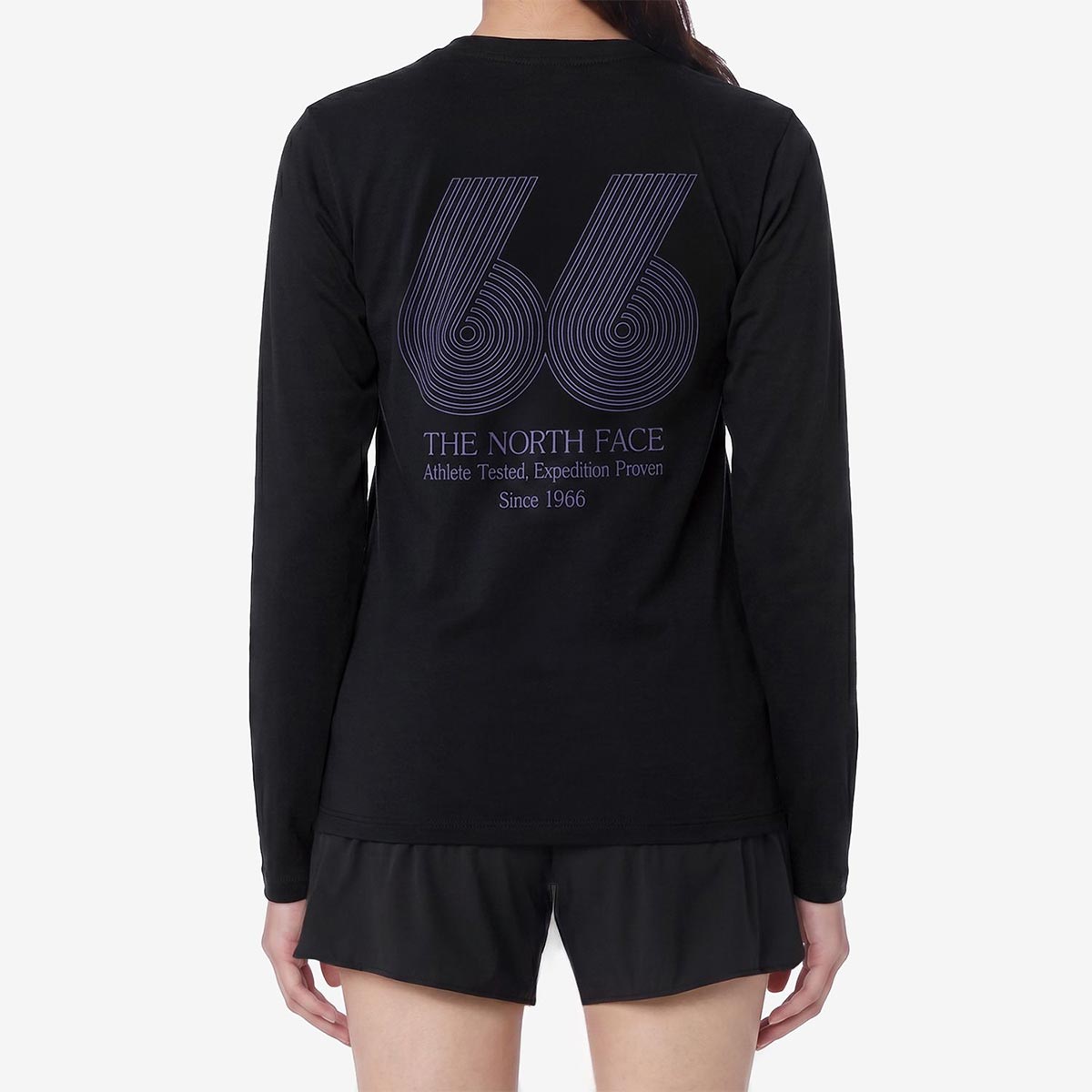 ザ・ノース・フェイスTHENORTHFACEアウトドアカジュアルウェア長袖TシャツロンTロングスリーブES66グラフィックティーNTW82673-Kレディース女性26FW秋冬