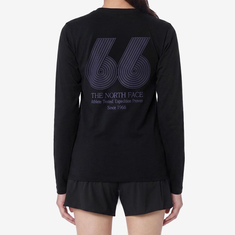 ザ・ノース・フェイスTHENORTHFACEアウトドアカジュアルウェア長袖TシャツロンTロングスリーブES66グラフィックティーNTW82673-Kレディース女性26FW秋冬