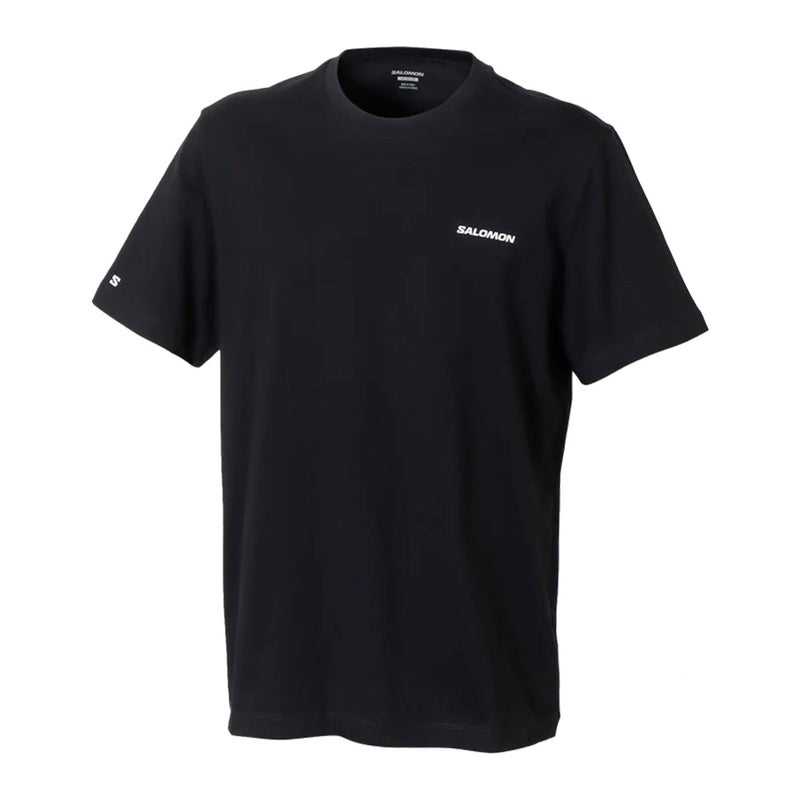 サロモンSALOMONランニングウェア半袖TシャツCHESTLOGOLC2526200メンズ男性26FA秋冬