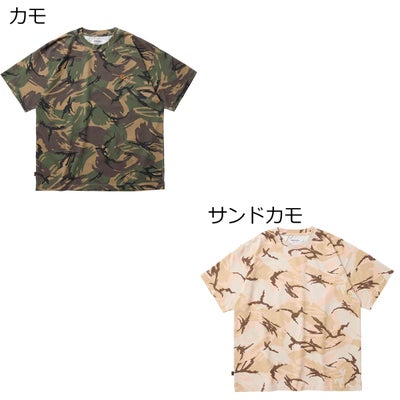 エビセンEVISENスケボースケートボードウェア半袖TシャツELOGOCAMOTEE26SU-T07メンズ男性26SU春夏