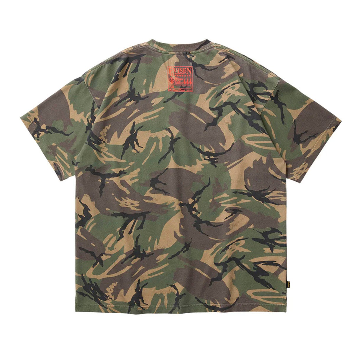 エビセンEVISENスケボースケートボードウェア半袖TシャツELOGOCAMOTEE26SU-T07メンズ男性26SU春夏