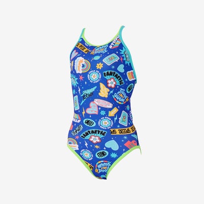 スピードSPEEDOスイムフィットネス競泳水着カラフルアイコンズターンズスーツCOLORFULICONSTURNSSUITSTW02654-BLレディース女性26S2