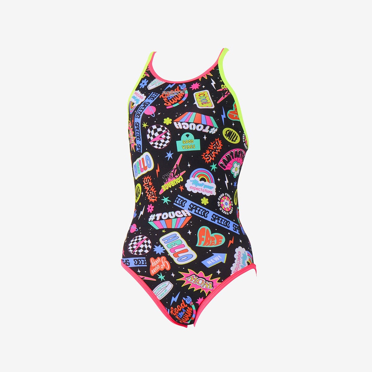 スピードSPEEDOスイムフィットネス競泳水着カラフルアイコンズターンズスーツCOLORFULICONSTURNSSUITSTW02654-Kレディース女性26S2